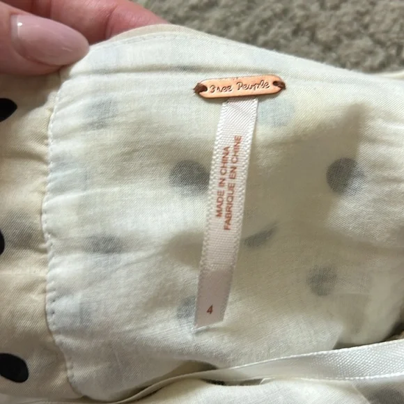 Freepeople Polka Dot Strapless Dress - Picture 10 of 10